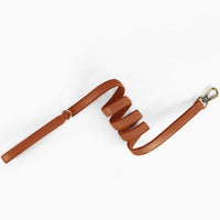 HKM-8476221 Durable Leather Pet Leash with Comfortable Grip for Training and Walking