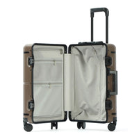 HKM-847699 Aluminium Frame 20-Inch Travel Trolley Luggage Suitcase for PC Carry-On