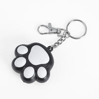 HKM-8477245 Interactive Multi-Pattern Infrared Cat Laser Toy Keychain - USB Rechargeable Pet Teaser in Pink & White, White & Black