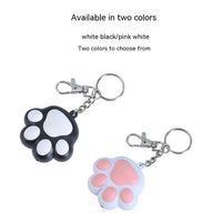 HKM-8477245 Interactive Multi-Pattern Infrared Cat Laser Toy Keychain - USB Rechargeable Pet Teaser in Pink & White, White & Black