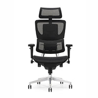 HKM-847763 Ergonomic High Back Mesh Visitor Chair with Footrest, Modern Revolving Design