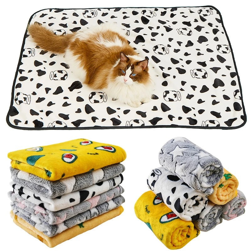 HKM-8478269 Non-slip Pet Blanket and Seat Cushion for Dogs in Various Colors and Sizes