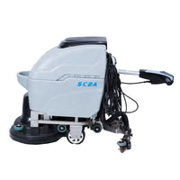 HKM-847891 Cylindrical Walk-Behind Electric Floor Scrubber with 18-Inch Brush and Convenience Features