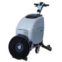 HKM-847891 Cylindrical Walk-Behind Electric Floor Scrubber with 18-Inch Brush and Convenience Features