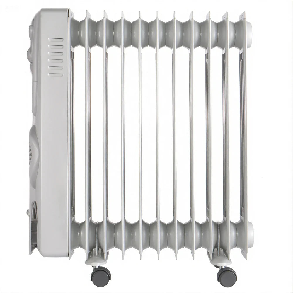 HKM-848083 2900W Oil Filled Radiator Heater with Adjustable Thermostat and Overheat Protection
