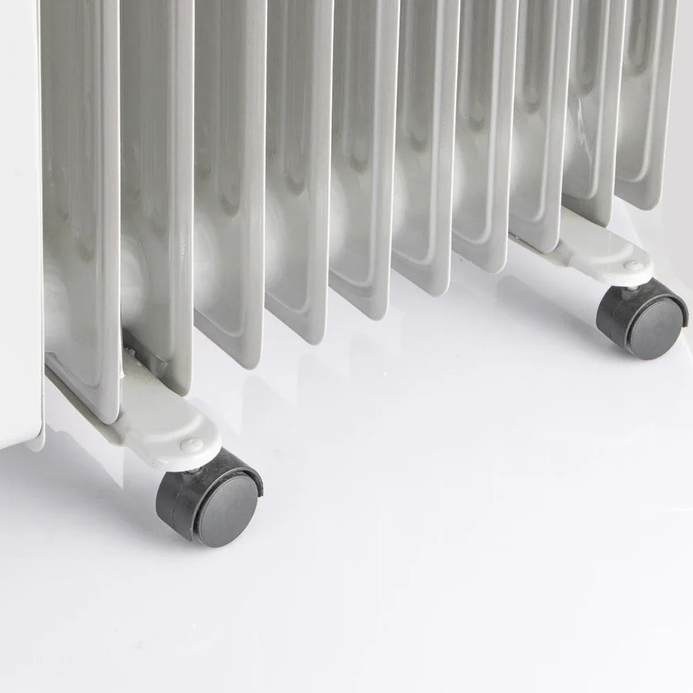 HKM-848083 2900W Oil Filled Radiator Heater with Adjustable Thermostat and Overheat Protection