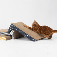 HKM-8482365 3-in-1 Corrugated Cat Scratching Board - Durable and Wear-Resistant