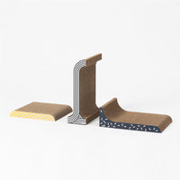 HKM-8482365 3-in-1 Corrugated Cat Scratching Board - Durable and Wear-Resistant