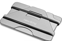 HKM-848339 Aviation Aluminum Alloy Card Holder with Silicone Lining - Compact and Stylish Design