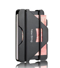 HKM-848339 Aviation Aluminum Alloy Card Holder with Silicone Lining - Compact and Stylish Design