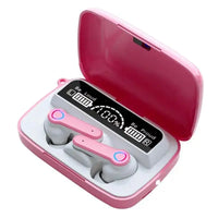 HKM-848467 M19 Wireless Earbuds - Waterproof Bluetooth 5.1 Gaming Headphones with Enhanced Bass