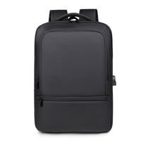 HKM-848531 High Capacity Double Headed Zipper Multifunctional Laptop Backpack with USB Charging Port