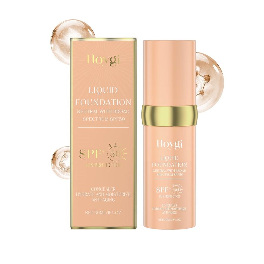 HKM-848531 Liquid Foundation Concealer - 30ml for Flawless Makeup Stay