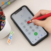 HKM-848595 Rose Gold Custom Logo Soft Touch Screen Pen with Rubber Grip for Mobile Devices
