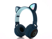 HKM-848659 Wireless Bluetooth Cat Ears Gaming Headset with Stereo Sound and 10m Range in Multiple Colors