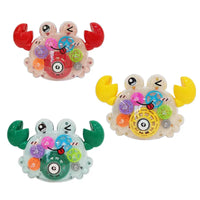 HKM-848723 Crab-Shaped Electric Bubble Machine Toy with Music for Kids 2 Years and Up