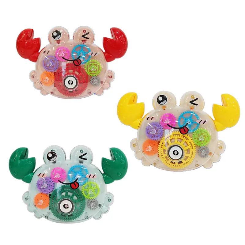 HKM-848723 Crab-Shaped Electric Bubble Machine Toy with Music for Kids 2 Years and Up