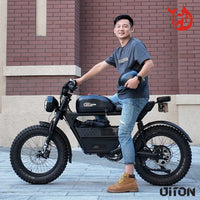 HKM-848787 Full Suspension E-Bike 52V 1500W 30Ah 20-Inch with Hydraulic Brakes