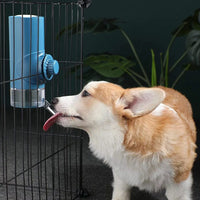 HKM-8487997 Hanging Water Feeder for Pets - No-Drip Water Dispenser for Cats and Dogs, 500ML & 700ML Options