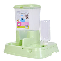 HKM-8488125 Automatic Dual Purpose Pet Feeder and Water Bowl with 3kg Grain Capacity and 500ml Water Bottle