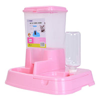 HKM-8488125 Automatic Dual Purpose Pet Feeder and Water Bowl with 3kg Grain Capacity and 500ml Water Bottle
