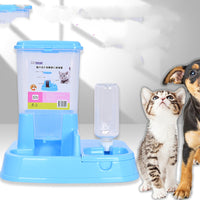 HKM-8488125 Automatic Dual Purpose Pet Feeder and Water Bowl with 3kg Grain Capacity and 500ml Water Bottle