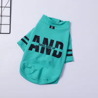 HKM-8488509 Casual Cotton Dog Clothes for Puppies - Soft Stretch Clothing in Pink, White, and Green