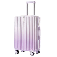 HKM-848851 Unisex Spinner Wheel Trolley Suitcase Set - 20, 24, and 28 Inch ABS Cabin Luggage Backpacks