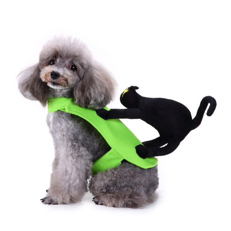 HKM-8492093 Halloween and Christmas Dog Costume - Fun Polyester Outfit for Every Pup