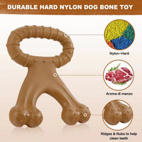 HKM-8492733 Beef Flavor Dog Molar Pulling Toy - Durable Nylon Chew Accessory