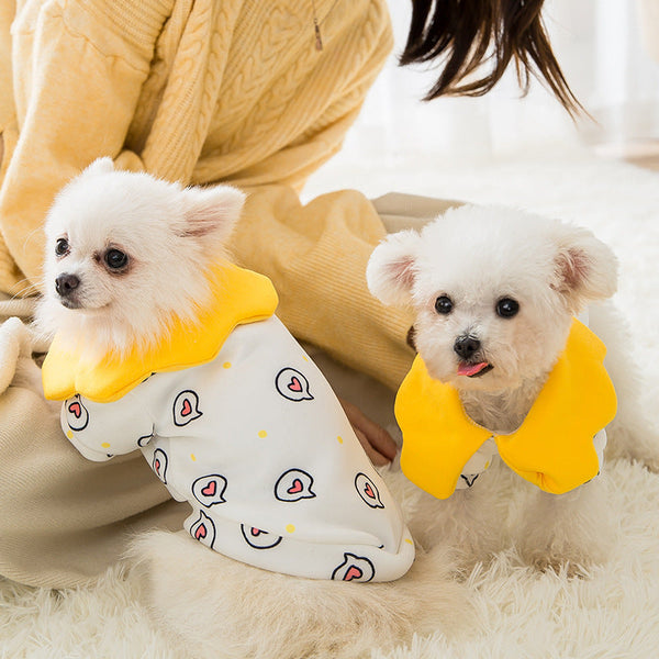 HKM-8492989 Charming Embroidered Sweaters and Cozy Tops for Pets in Assorted Colors and Sizes