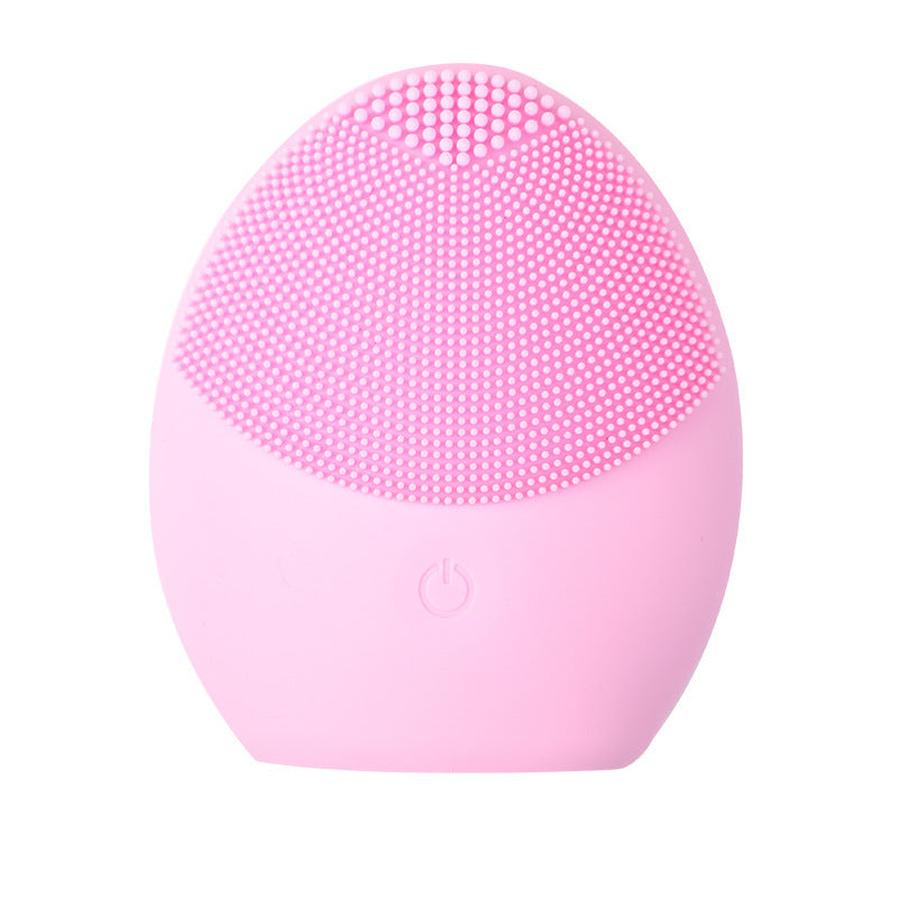 HKM-849363 Foaming Waterproof Silicone Face Cleanser with Sonic Wave Technology