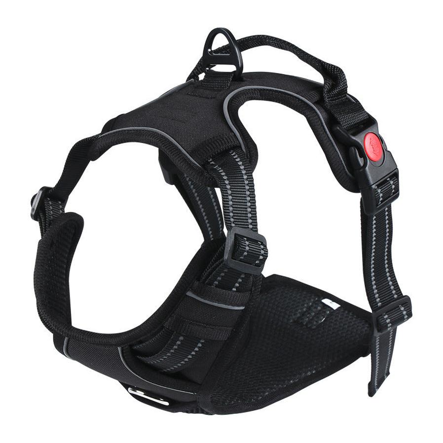 HKM-849491 Adjustable Anti-Reflective Oxford Cloth Chest Strap for Large Dogs with Traction Leash