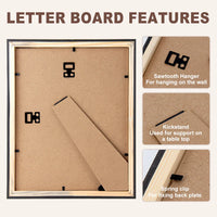 HKM-849491 Custom A3 to A24 Wood and Acrylic Photo Frames in Various Colours