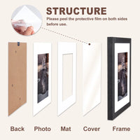 HKM-849491 Custom A3 to A24 Wood and Acrylic Photo Frames in Various Colours