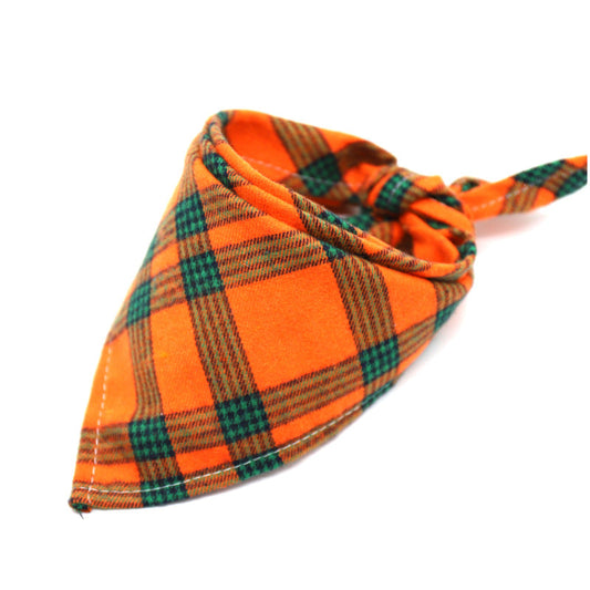 HKM-8495293 Thick Cotton Flannel Triangle Scarf - 40x40x58cm