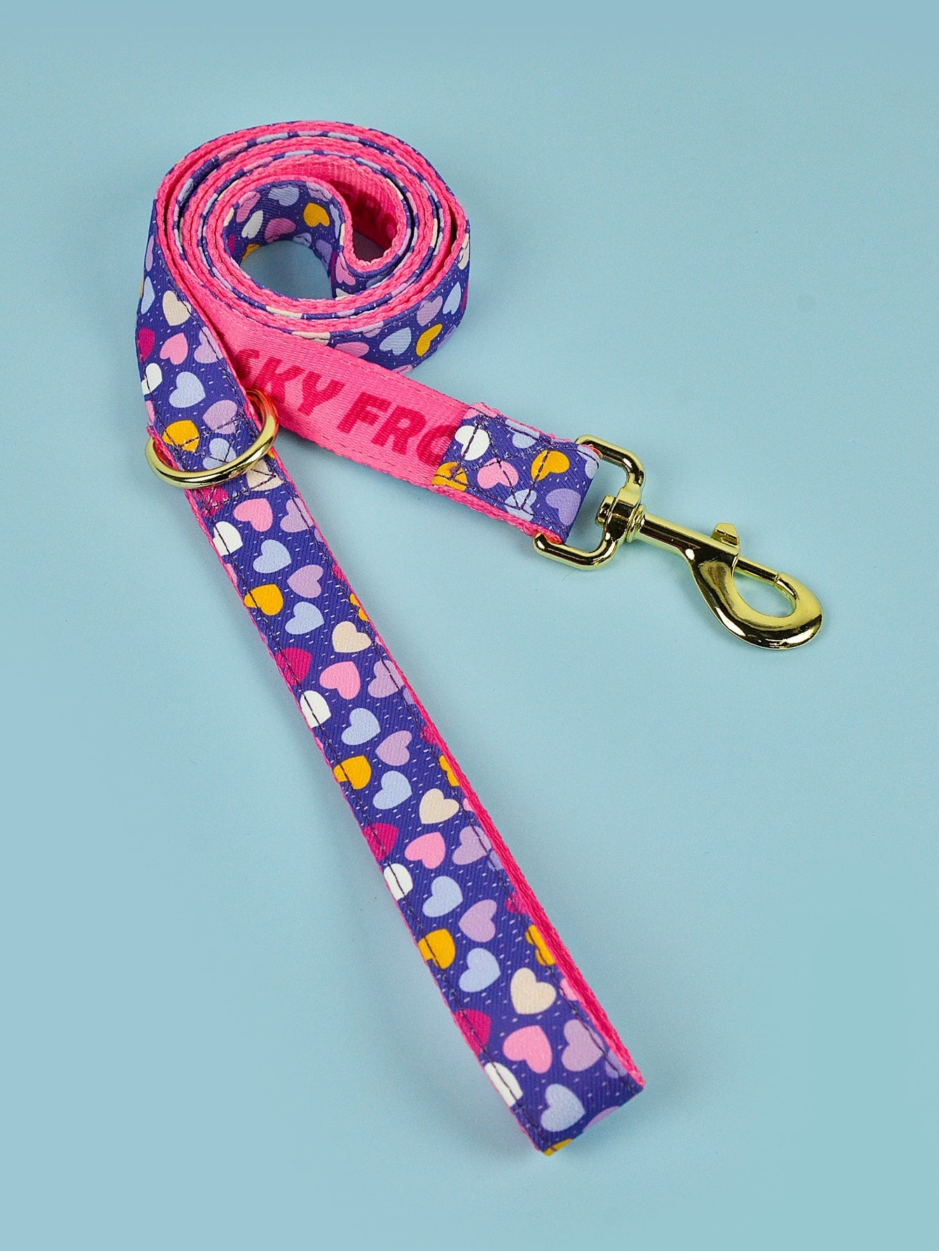 HKM-8497469 Valentine's Day Romantic Hand Holding Rope - Colorful Polyester Love Edition