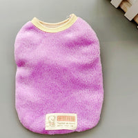 HKM-8498237 Double-sided Flannel Vest for Kids and Adults in Purple and Green