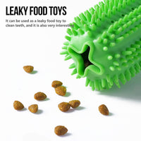 HKM-8498493 Dog Toothbrush Chew Toy with Suction Cup - Soft TPR Material for Dental Care