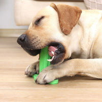 HKM-8498493 Dog Toothbrush Chew Toy with Suction Cup - Soft TPR Material for Dental Care
