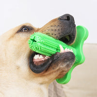 HKM-8498493 Dog Toothbrush Chew Toy with Suction Cup - Soft TPR Material for Dental Care