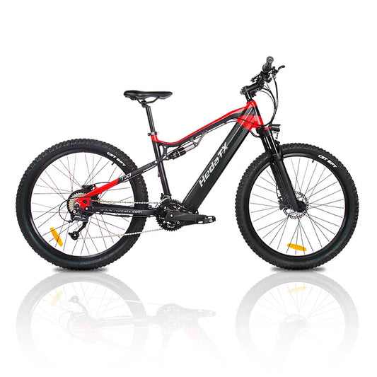 HKM-849939 48V 1000W Mountain Bike with 27 Speed Gears, 27.5 Inch Aluminum Frame and Hydraulic Disc Brakes