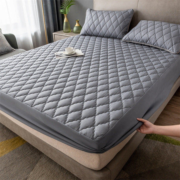 HKM-849939 Waterproof Mattress Protector with Urine Separation, Solid Color and Floral Design, Multiple Sizes Available