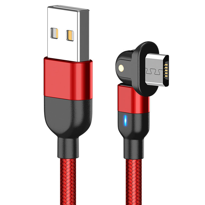 HKM-850003 Three-in-One Magnetic Type-C Charging Data Cable for Fast Charging and Data Transmission