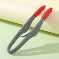HKM-8500925 Soft Silicone Pet Tear Stain Remover Brush for Cats and Dogs Easy Grip Grooming Tool