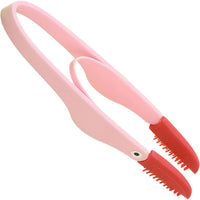 HKM-8500925 Soft Silicone Pet Tear Stain Remover Brush for Cats and Dogs Easy Grip Grooming Tool