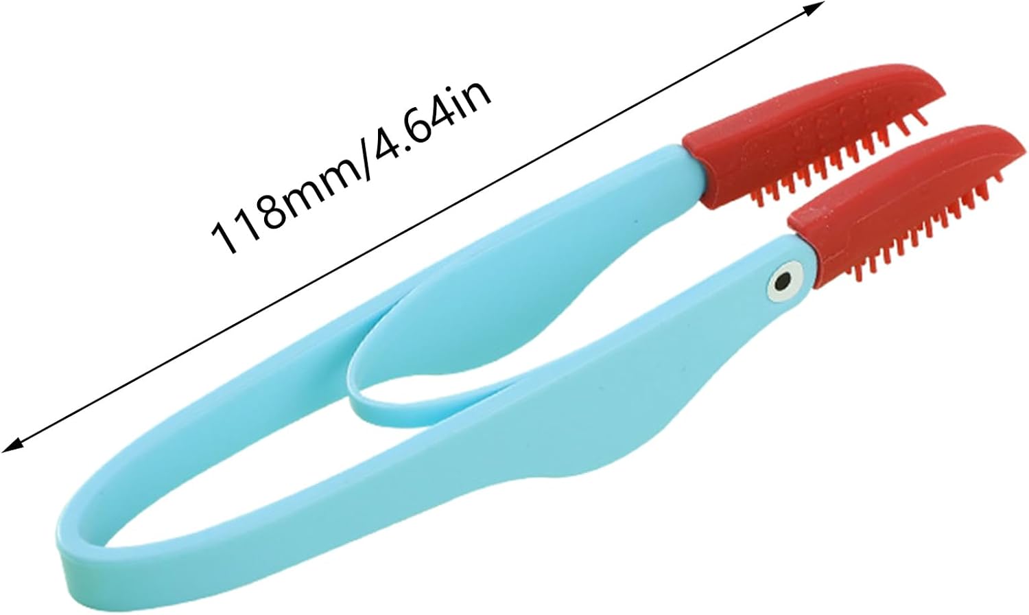 HKM-8500925 Soft Silicone Pet Tear Stain Remover Brush for Cats and Dogs Easy Grip Grooming Tool