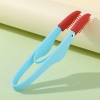 HKM-8500925 Soft Silicone Pet Tear Stain Remover Brush for Cats and Dogs Easy Grip Grooming Tool
