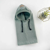 HKM-8501053 Dog Casual Noise-Blocking Earflap Hat for Pets - Gray, Green, Black - Sizes S, M, L - Polyester Material