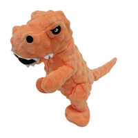 HKM-8502077 Dinosaur Squeaky Plush Dog Toy with Grunt Sounds for Interactive Chewing and Play for Small to Large Dogs